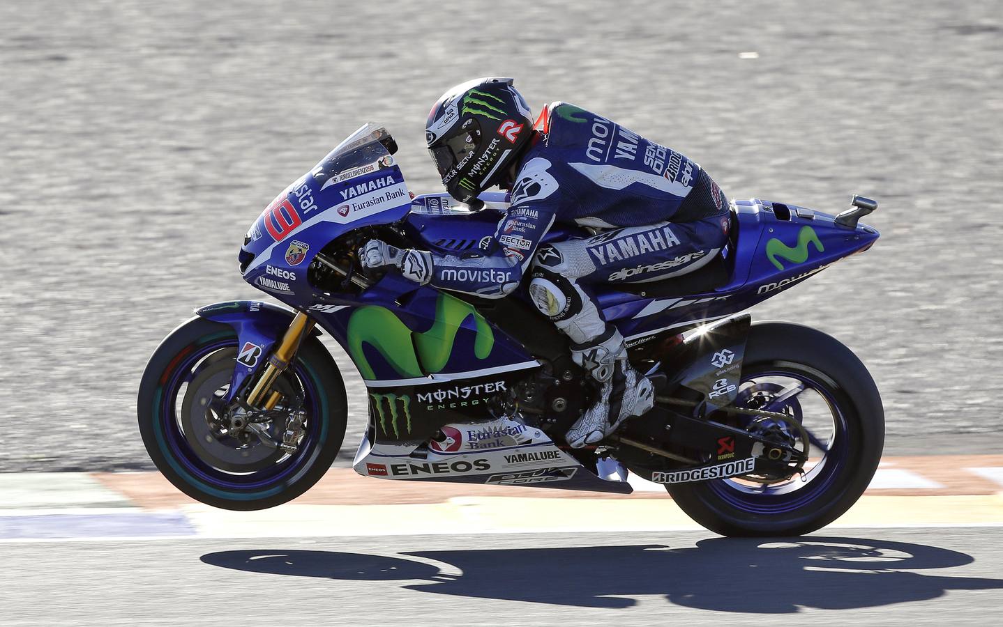 Entrenamientos libres de Moto GP en el circuito de Cheste