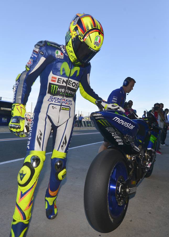 Entrenamientos libres de Moto GP en el circuito de Cheste