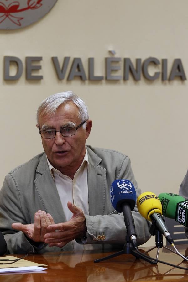 Rueda de prensa del tripartito en Valencia