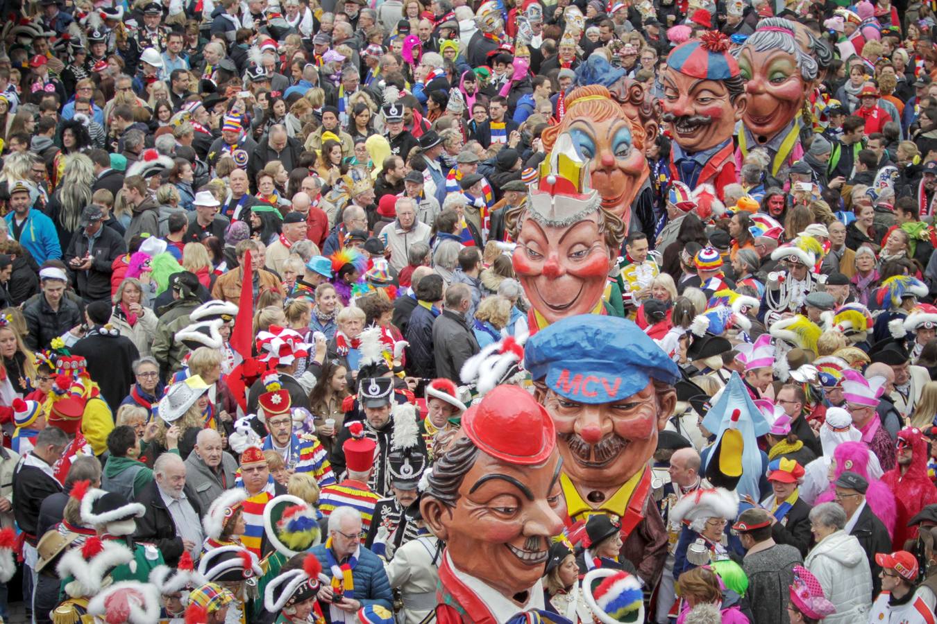 Los colores del carnaval de Dusseldorf