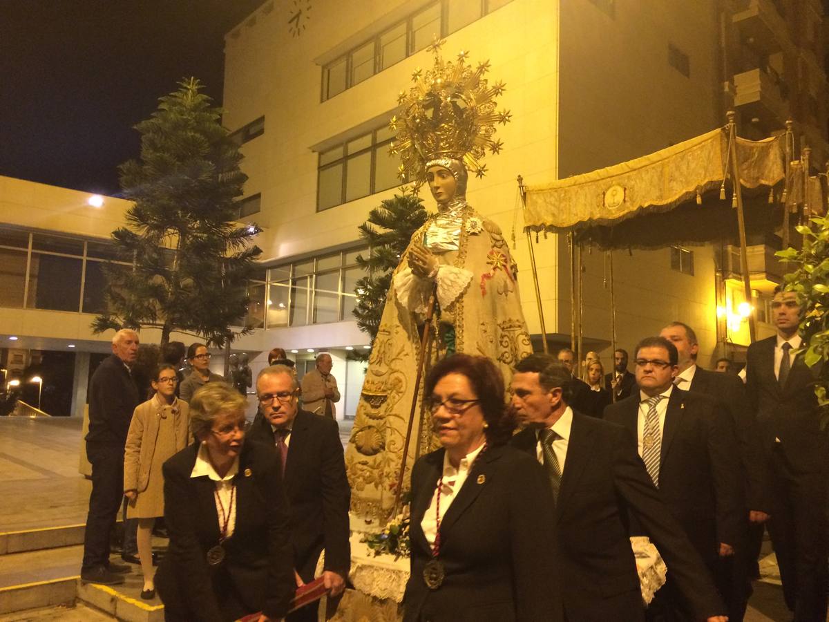 La procesión de la Virgen cierra el año jubilar