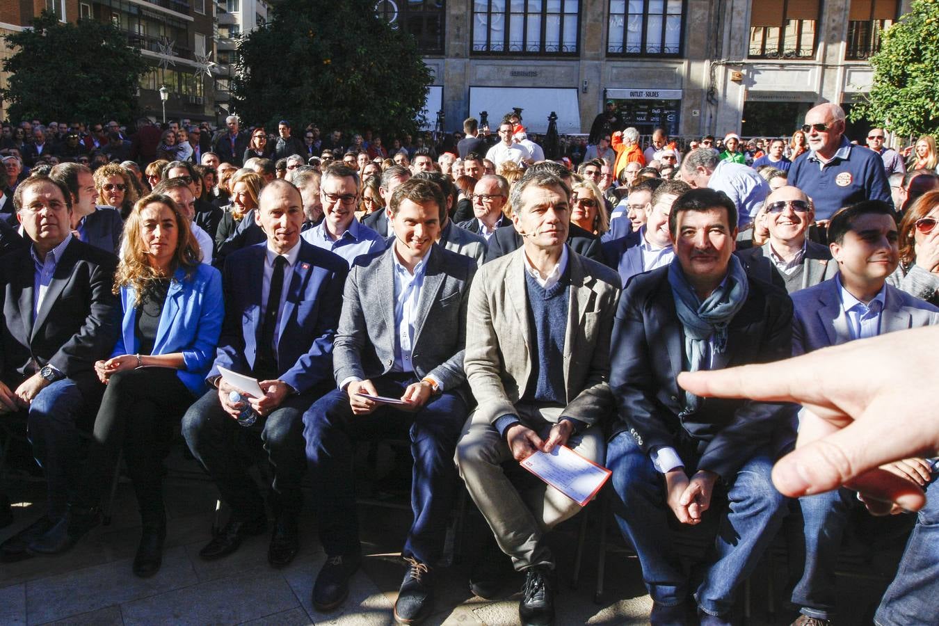 Mitin de Albert Rivera (Ciudadanos) en Valencia