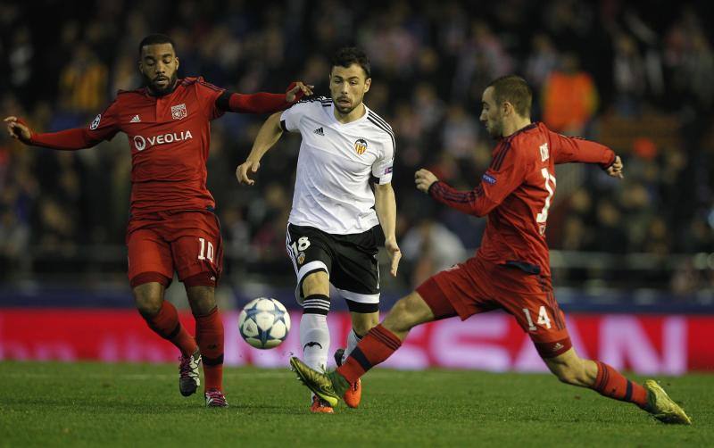 Las mejores imágenes del Valencia - Olympique de Lyon