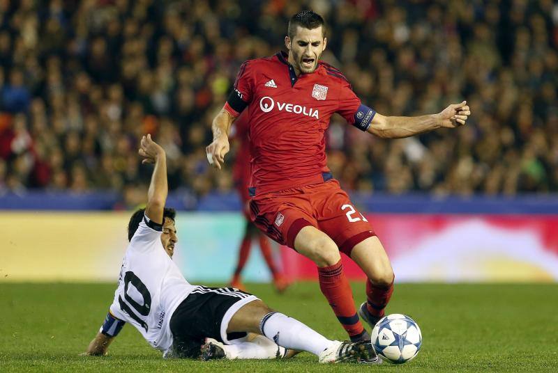 Las mejores imágenes del Valencia - Olympique de Lyon