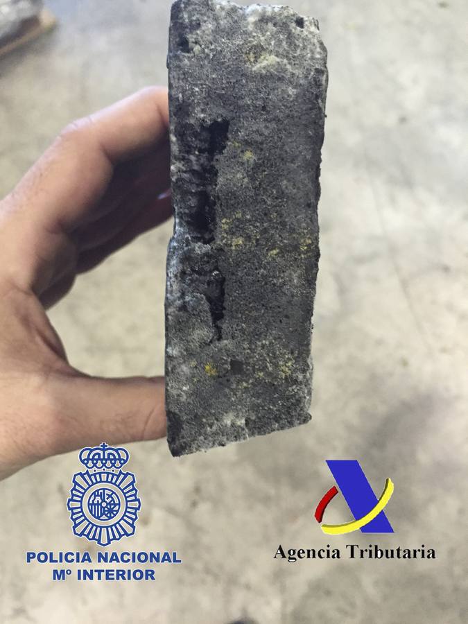 1.400 kilos de palés hechos de cocaína, interceptados en el Puerto de Valencia