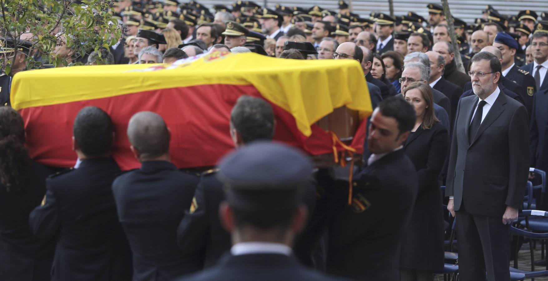 Funeral por los dos policías asesinados en Kabul