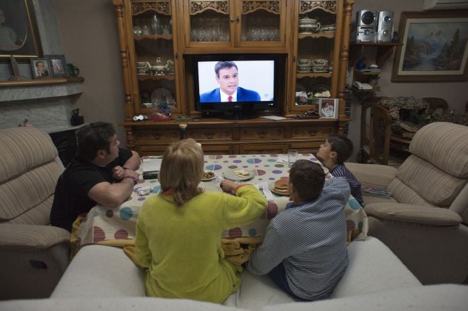 El cara a cara entre Rajoy y Sánchez, en imágenes