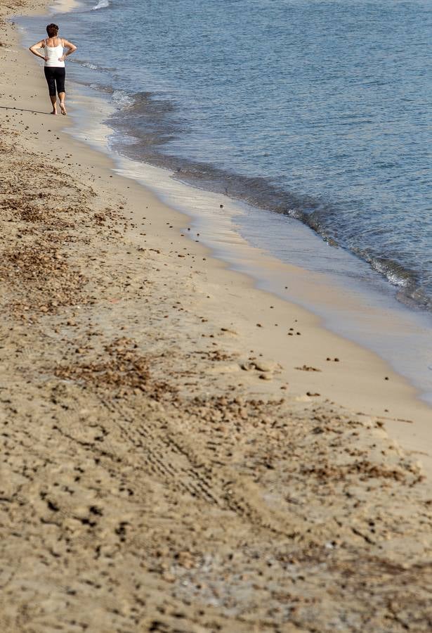 Altas temperaturas en la jornada de reflexión en Alicante