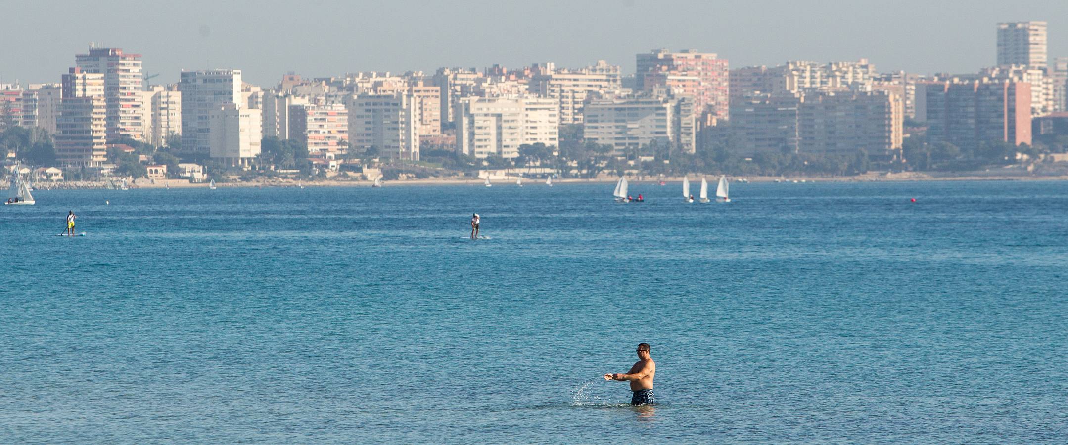 Altas temperaturas en la jornada de reflexión en Alicante