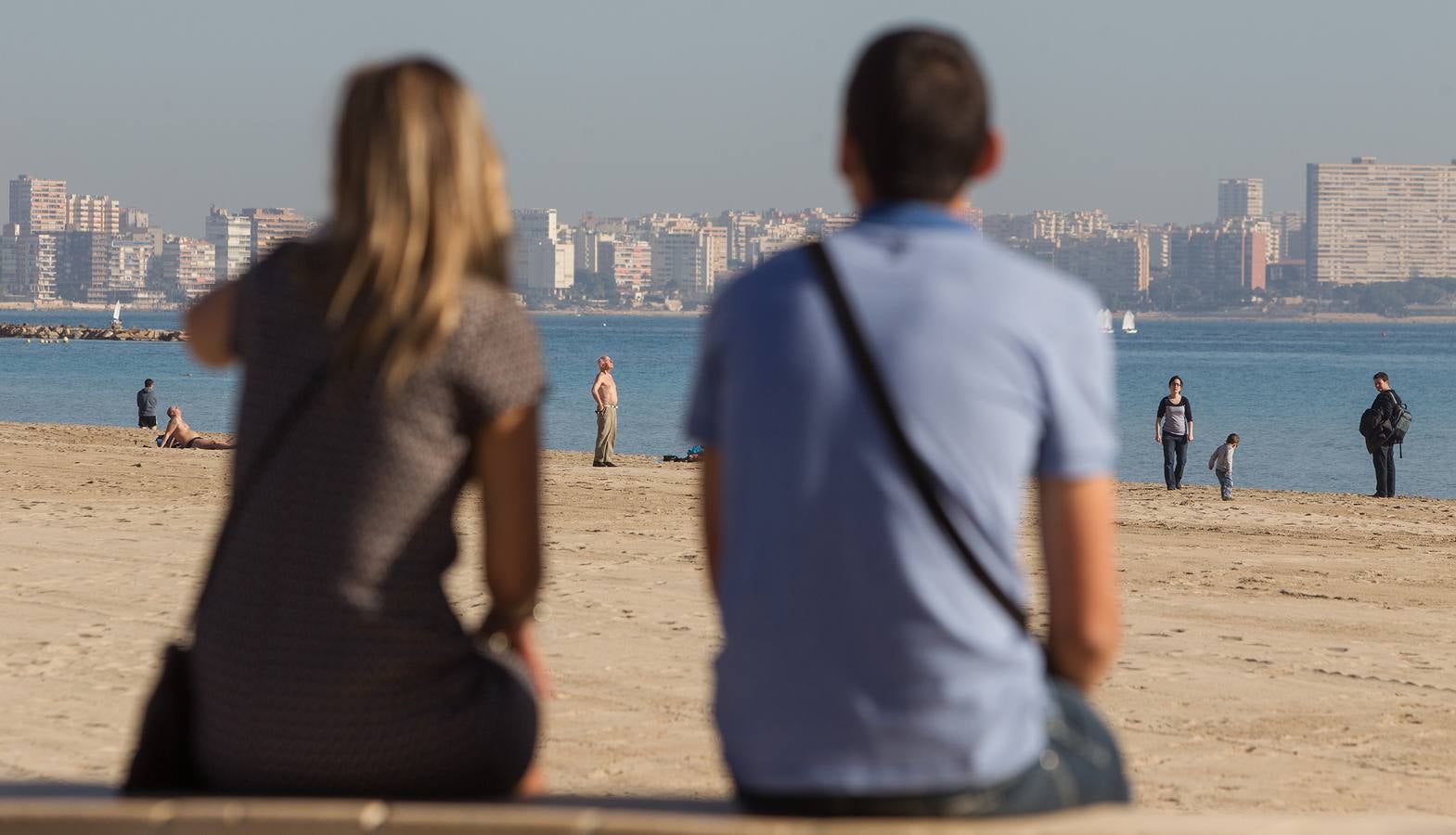 Altas temperaturas en la jornada de reflexión en Alicante