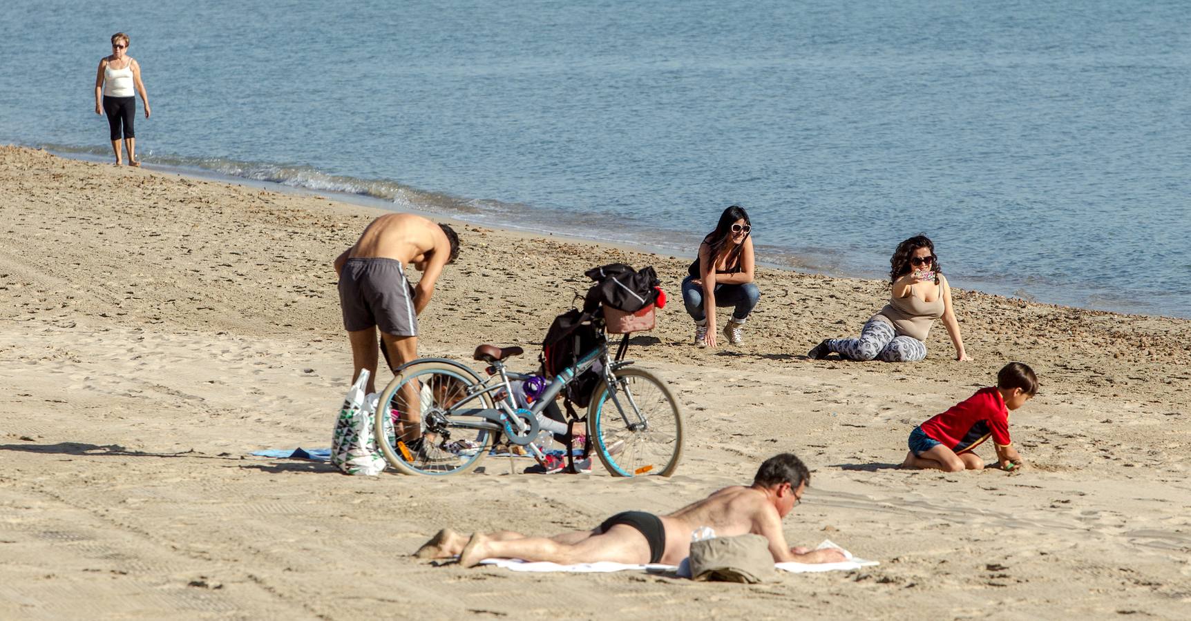 Altas temperaturas en la jornada de reflexión en Alicante