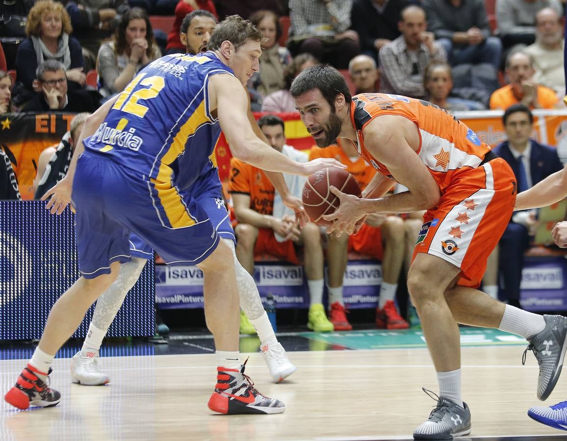 El Valencia Basket vs UCAM Murcia, en imágenes