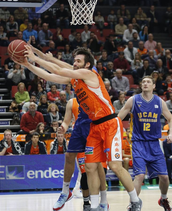 El Valencia Basket vs UCAM Murcia, en imágenes