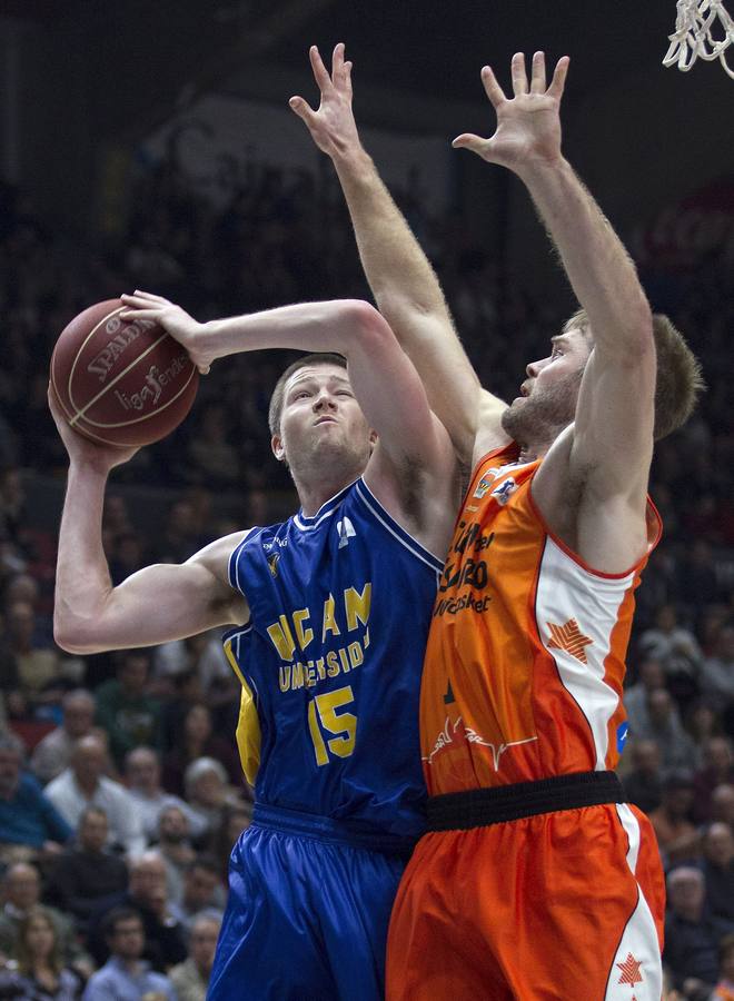 El Valencia Basket vs UCAM Murcia, en imágenes