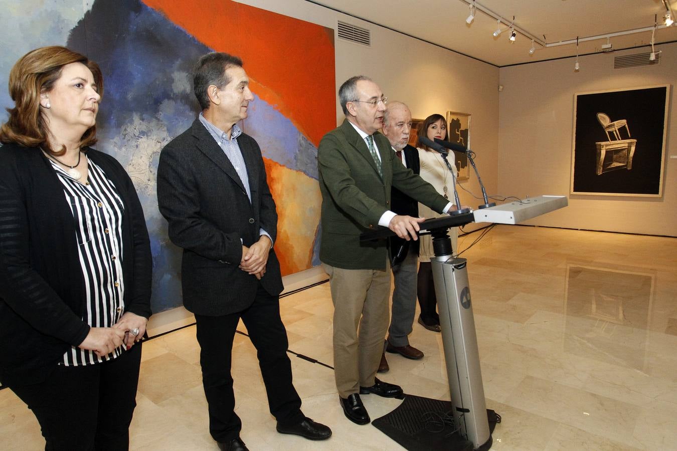 Presentación de la exposición &#039;Arte, Cultura y Ahorro&#039;