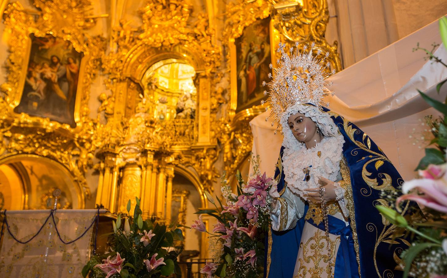 Presentación de la Virgen de la Alegría en Alicante