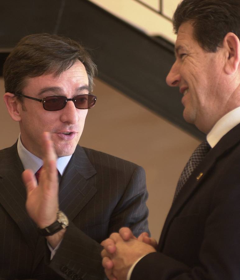 Junto a Jaume Ortí, en enero de 2003. 