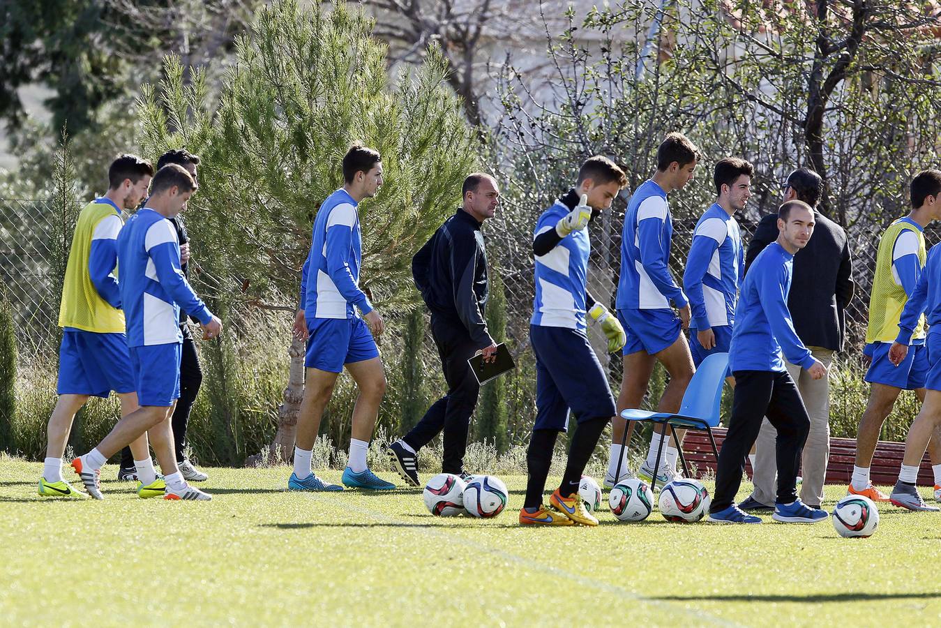 Presentación del nuevo entrenador del Hércules, Vicente Mir