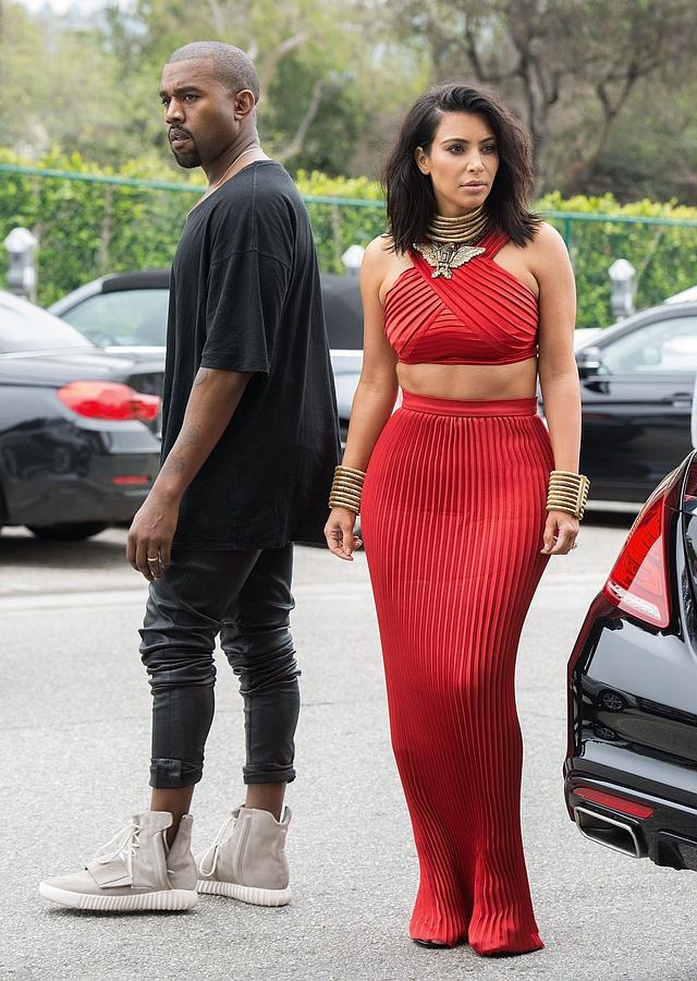 Kayne West y Kim Kardashian