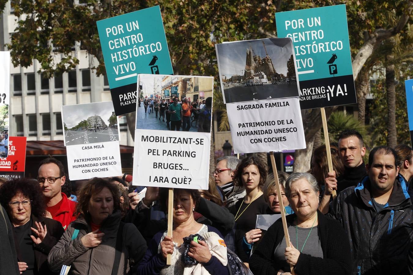 Manifestación de los vendedores del Mercado Central
