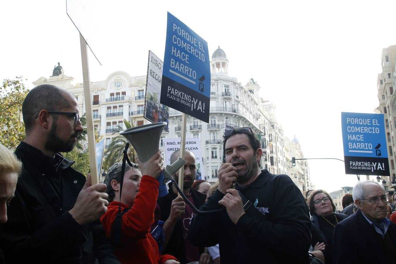 Manifestación de los vendedores del Mercado Central