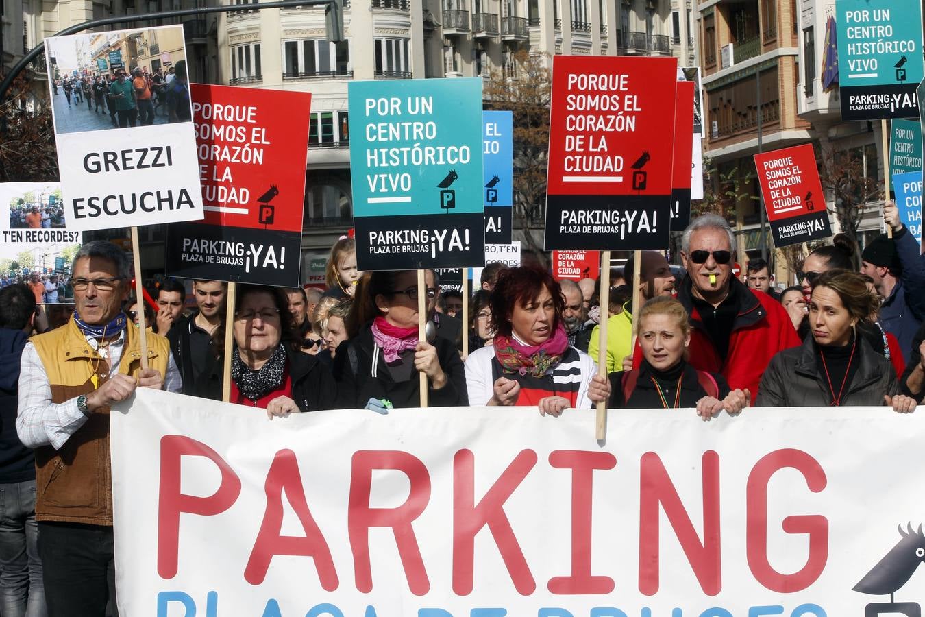 Manifestación de los vendedores del Mercado Central