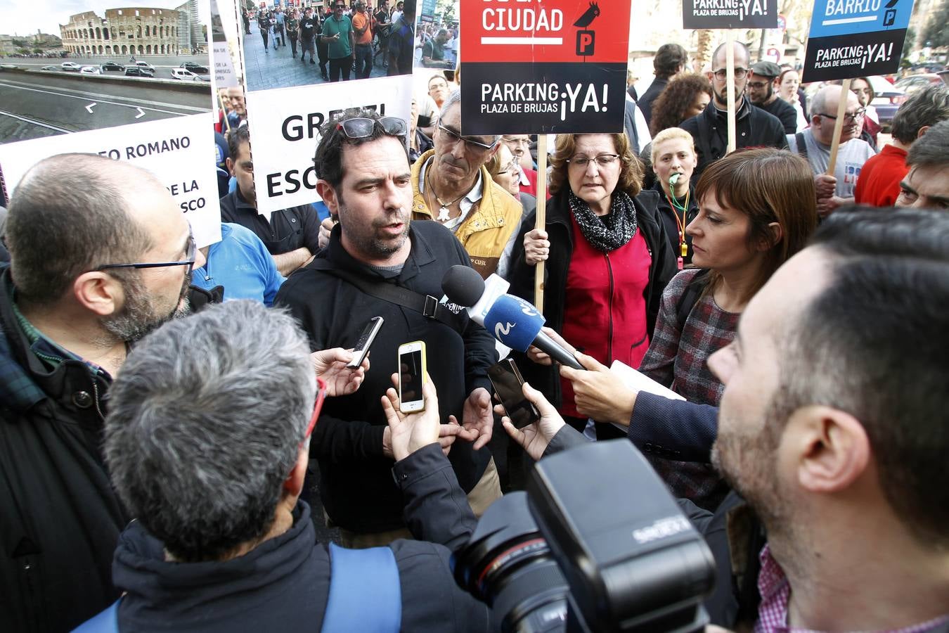 Manifestación de los vendedores del Mercado Central