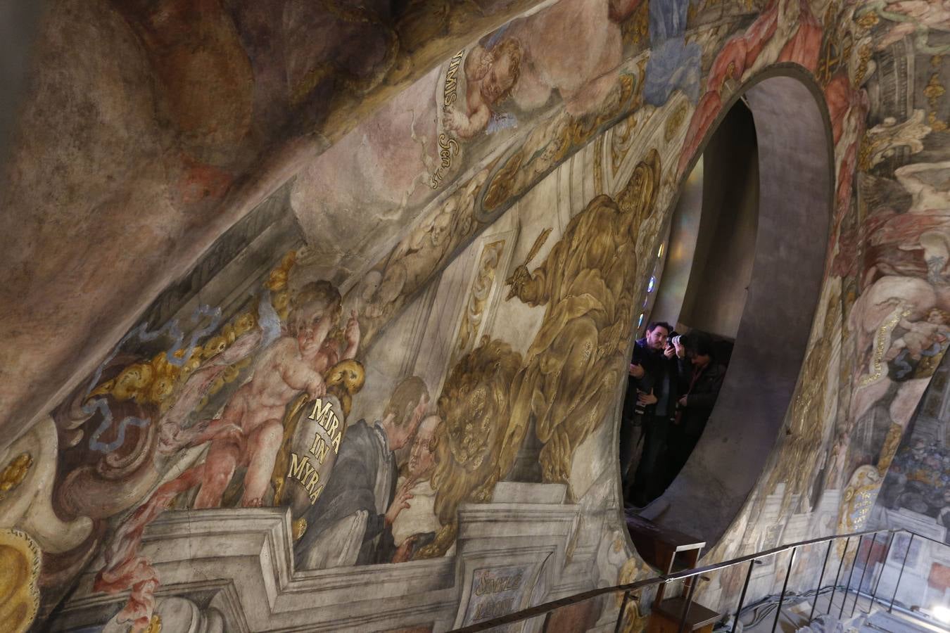 Restauración de los frescos de la iglesia de San Nicolás