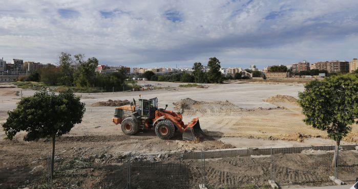 Las obras del Parque Central durante los últimos meses