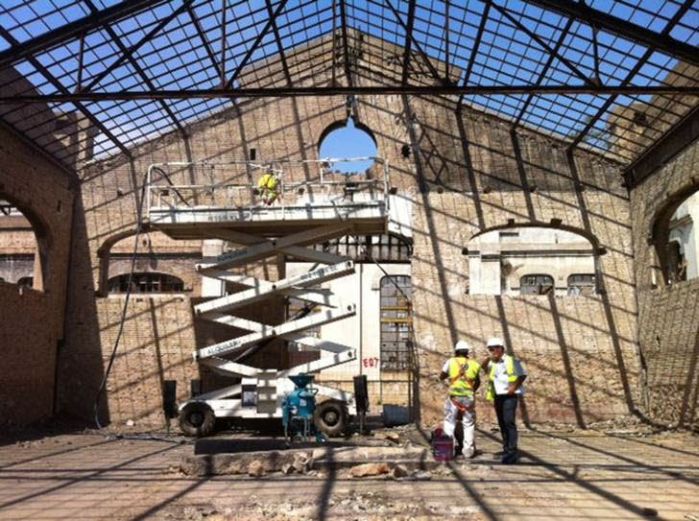 Las obras del Parque Central durante los últimos meses