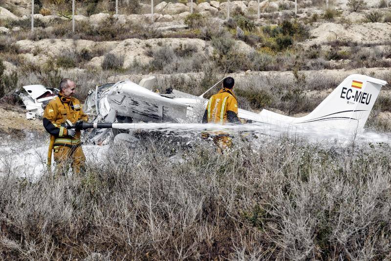 Dos fallecidos tras sufrir un accidente de avioneta en Mutxamel