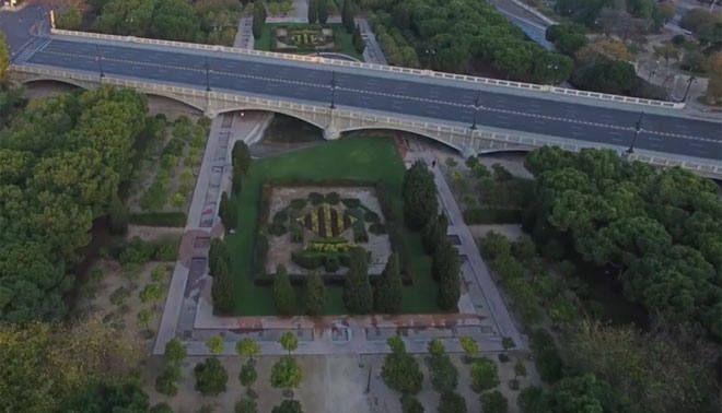 Jardines del río Turia.
