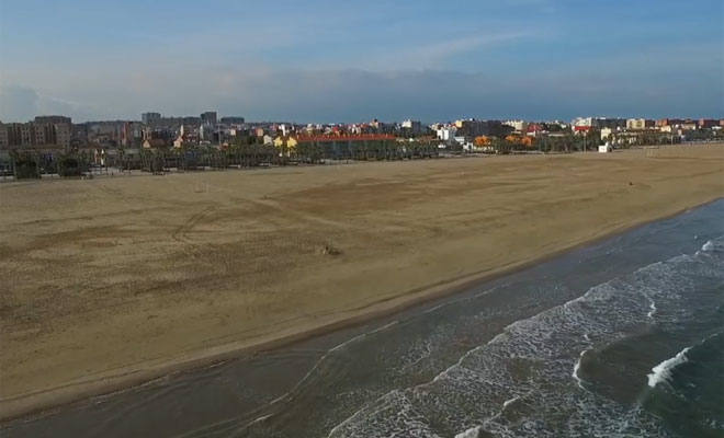 Las playas de Valencia.