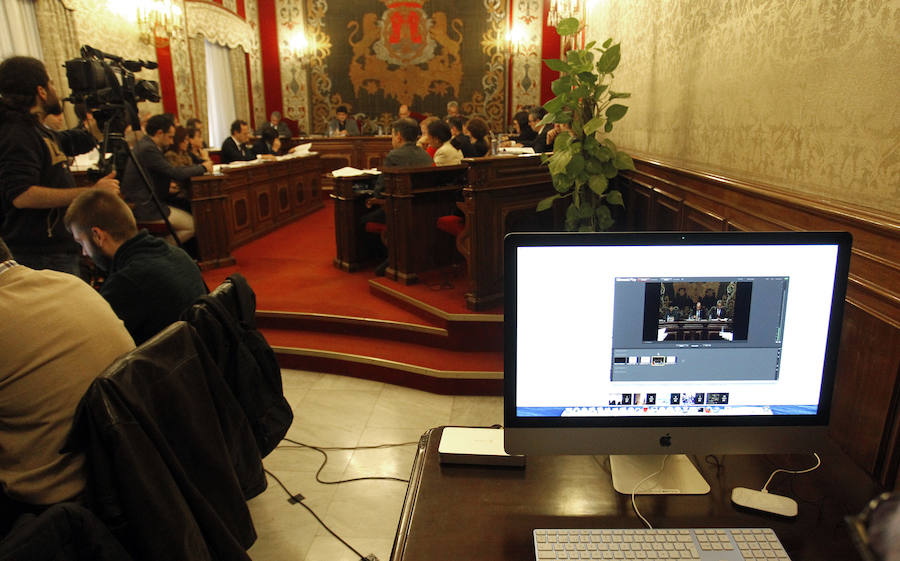 Pleno en el ayuntamiento de Alicante