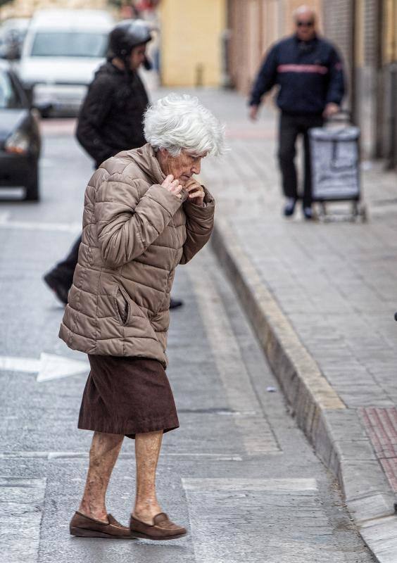 Temporal de frío y viento en la provincia