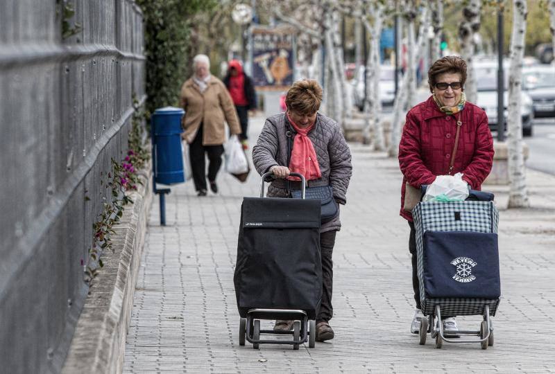 Temporal de frío y viento en la provincia