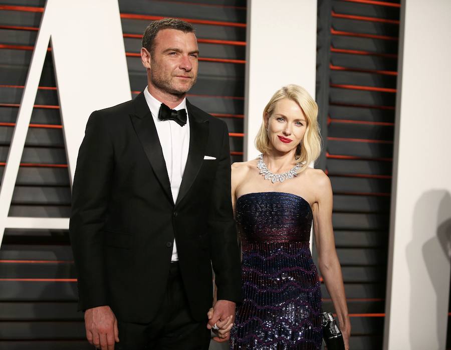 El actor Liev Schreiber y la actriz Naomi Watts.