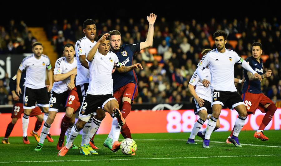 Las mejores imágenes del Valencia - Atlético de Madrid