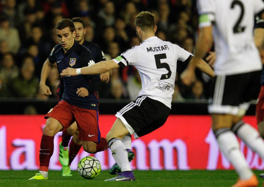 Las mejores imágenes del Valencia - Atlético de Madrid