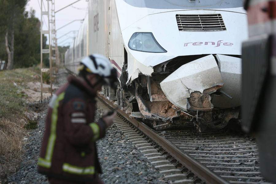 Euromed descarrilado en Tarragona