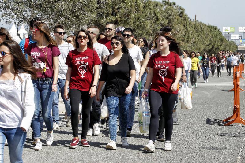 Multitudinaria fiesta de primavera en la UA