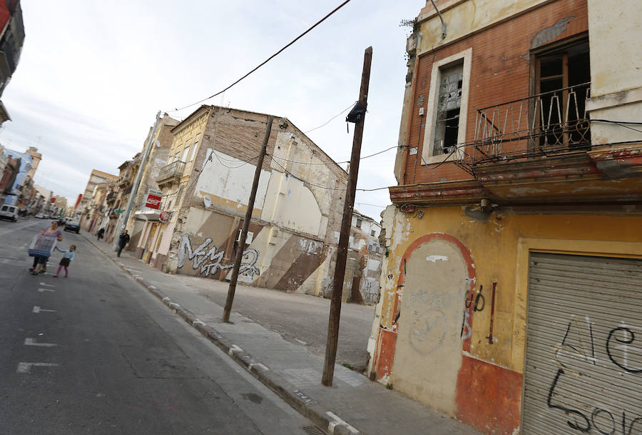 La degradación urbanística en El Cabanyal