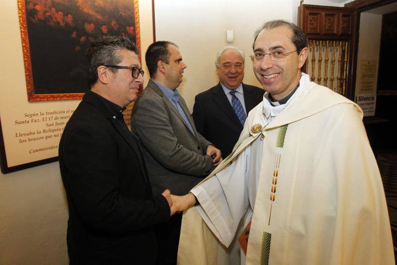 Ensayo de la apertura del camarín de la Santa Faz