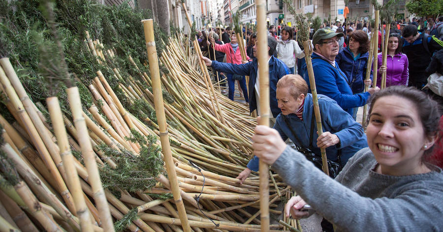 Miles de romeros participan en la Peregrina (II)