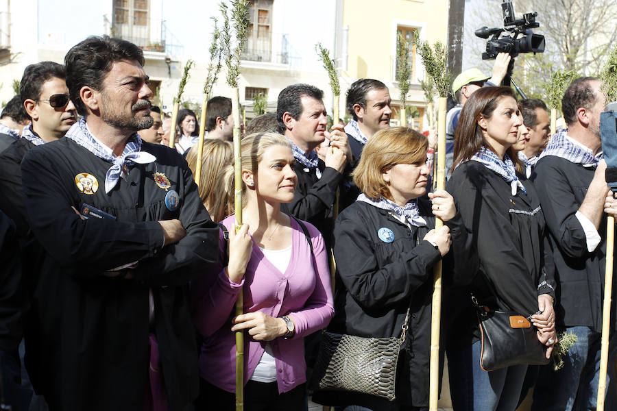 Los políticos también peregrinan