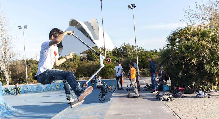 Skate y BMX en el río