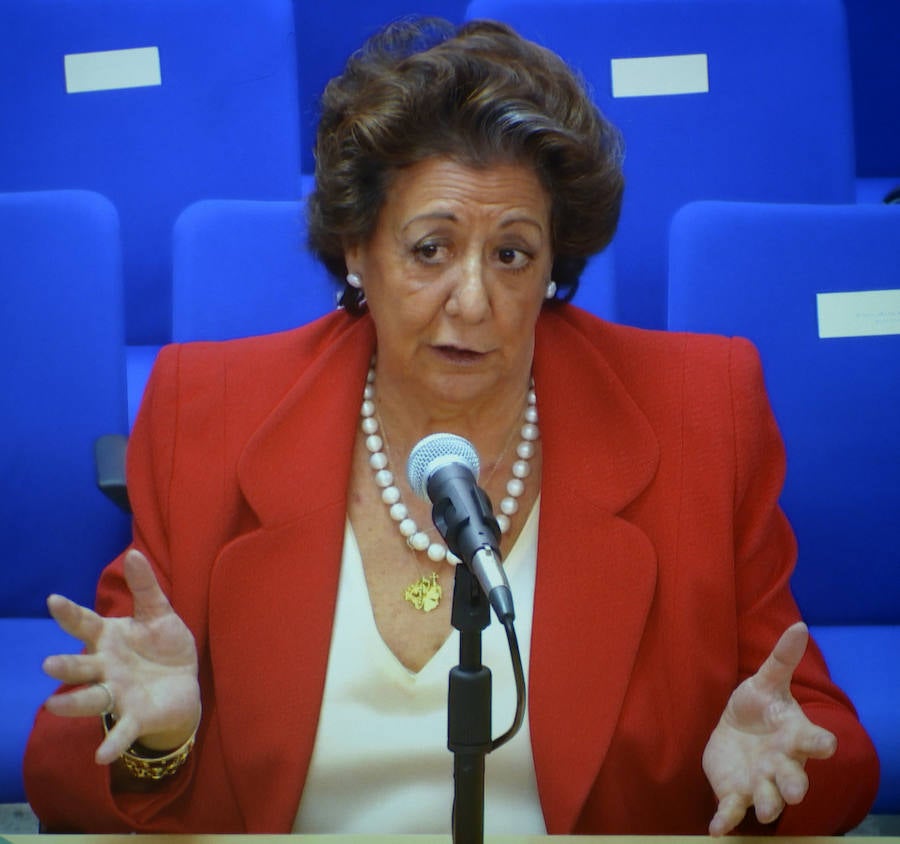 Rita Barberá declara como testigo en el juicio Nóos