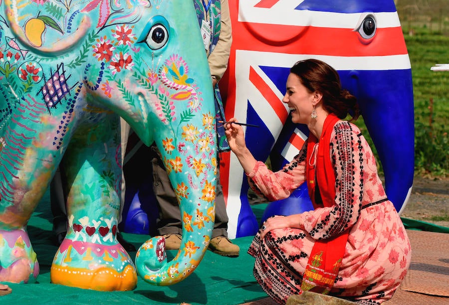 Los duques de Cambridge disfrutan de un safari en la India