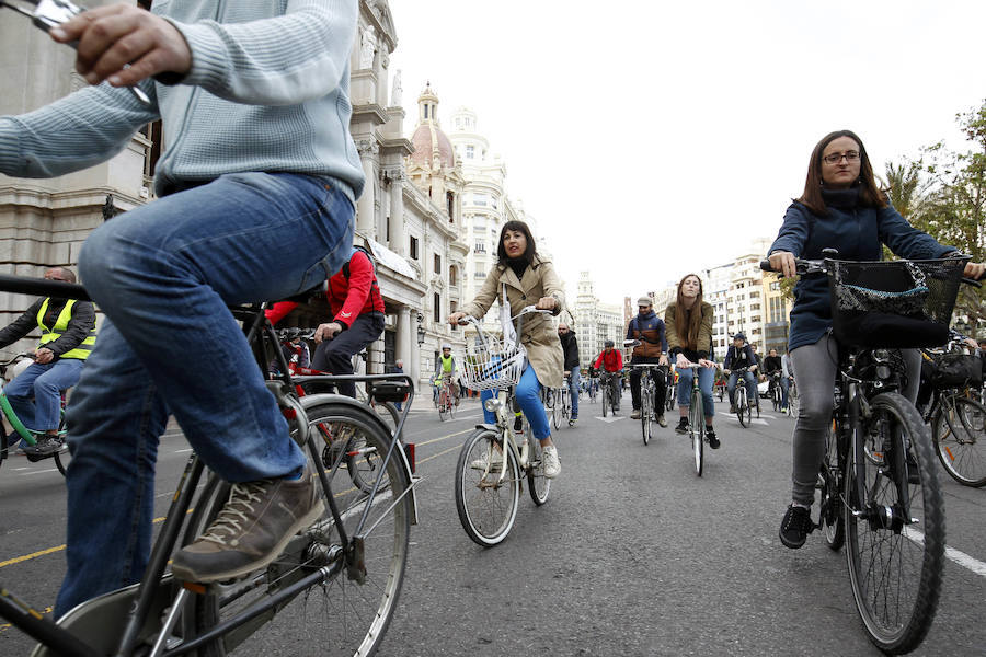 Bicifestación en Valencia