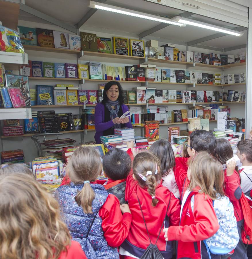 Feria del libro en los Jardines de Viveros